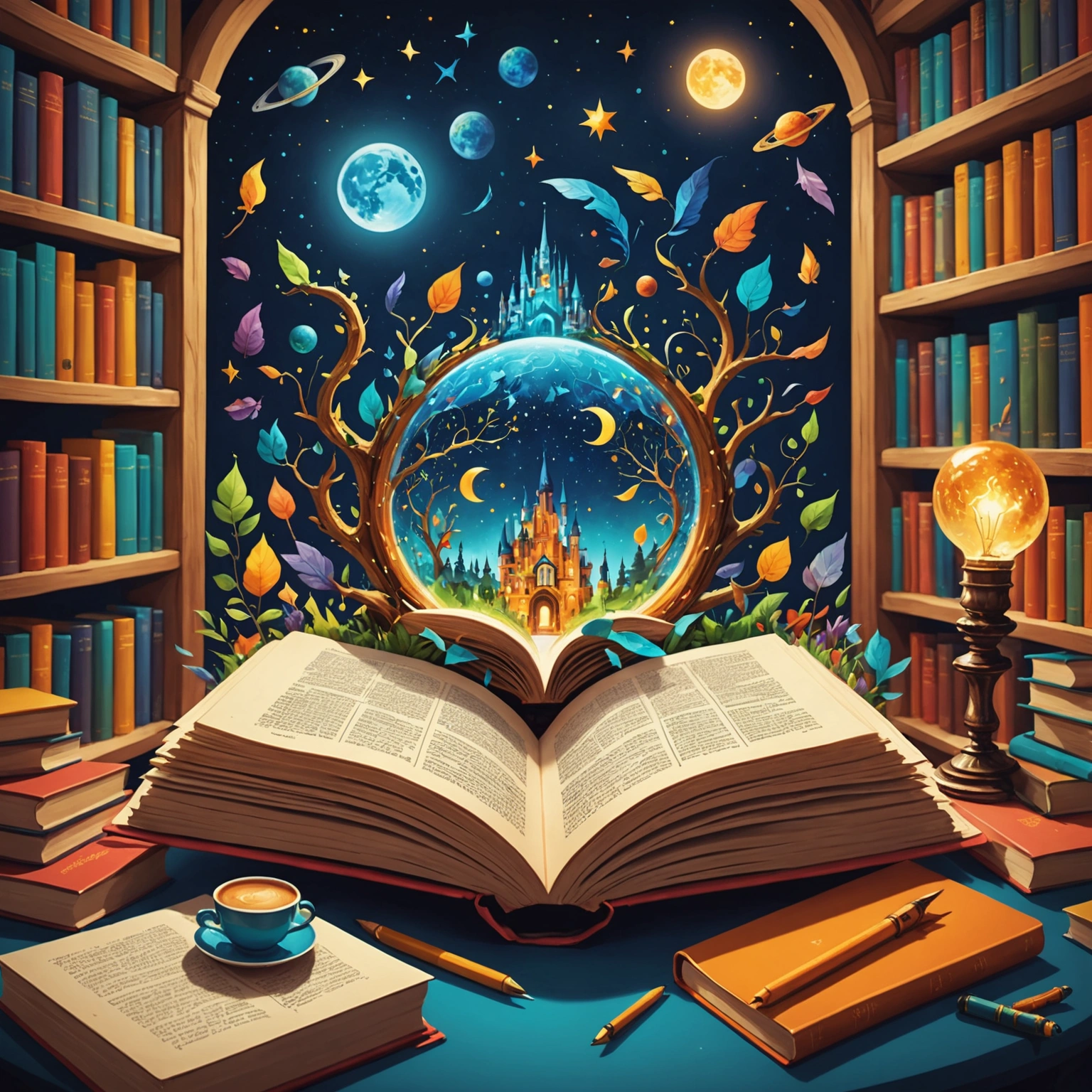 Погружение в мир воображения: почему книги остаются незаменимым источником вдохновения