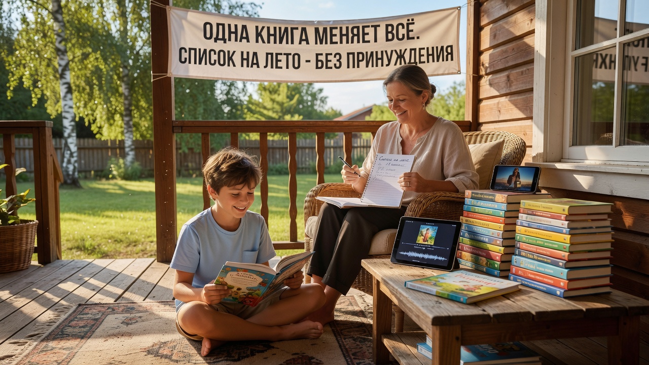 Одна книга меняет всё. Список на лето - без принуждения